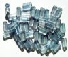 50 10x5mm Crystal Blue Lustre Atlas Beads